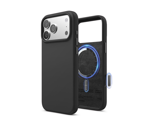 Elago Magsafe Silicon Case do iPhone 17 PRO Max Black ES17MSSC69PRO-BK - 1360492 - zdjęcie